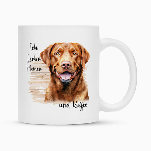 Tasse "Chesapeake Bay - Ich liebe..." Weiß – hunde-shirt.de