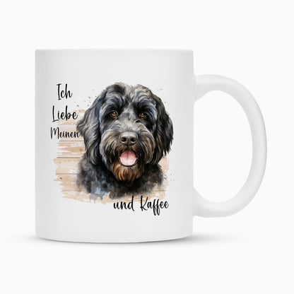 Tasse "Black Russian Terrier - Ich liebe..." Weiß – hunde-shirt.de