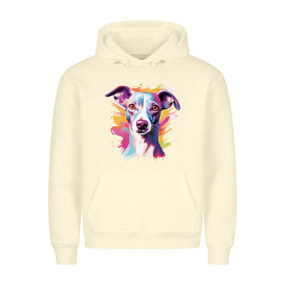 Premium Hoodie "Italian Greyhound / Windspiel Paint" Beige – hunde-shirt.de