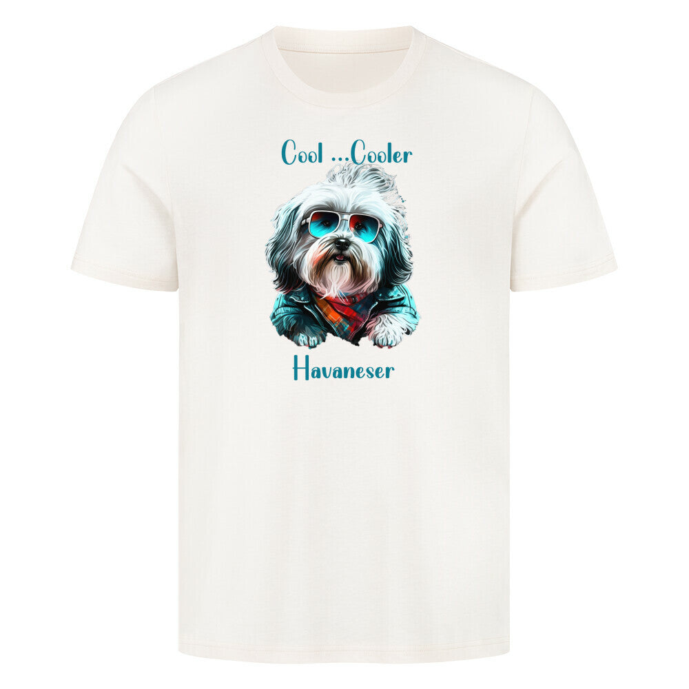 Premium T-Shirt "Havaneser COOL" Natural Raw – hunde-shirt.de