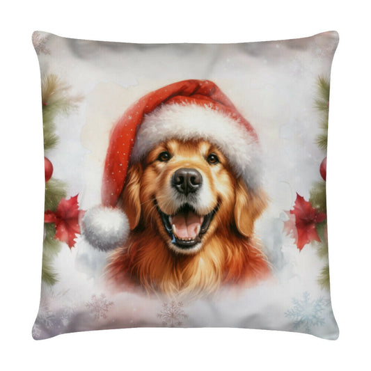 Kissen "Hovawart - Weihnachten" Weiß – hunde-shirt.de