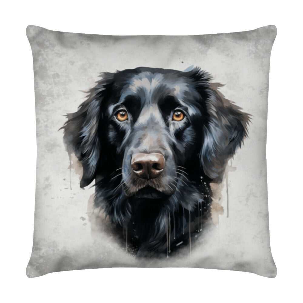 Kissen "Hovawart - Silence" Weiß – hunde-shirt.de