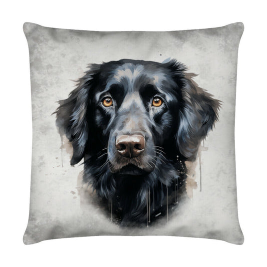 Kissen "Hovawart - Silence" Weiß – hunde-shirt.de