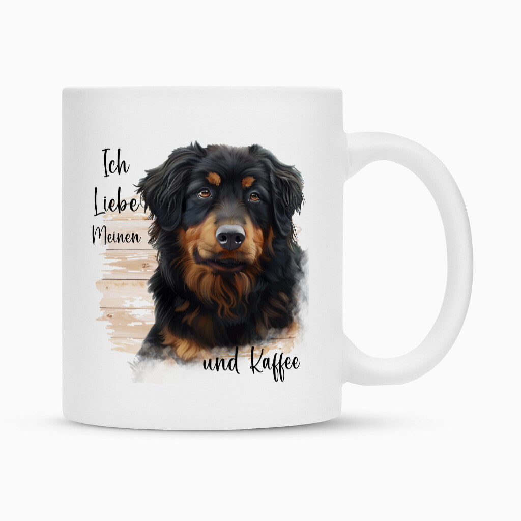 Tasse "Hovawart - Ich liebe..." Weiß – hunde-shirt.de