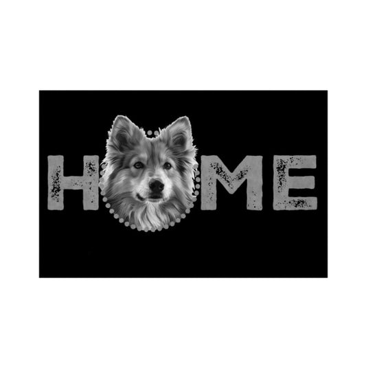 Fußmatte "Icelandic Sheepdog - HOME-Edition" Weiß – hunde-shirt.de