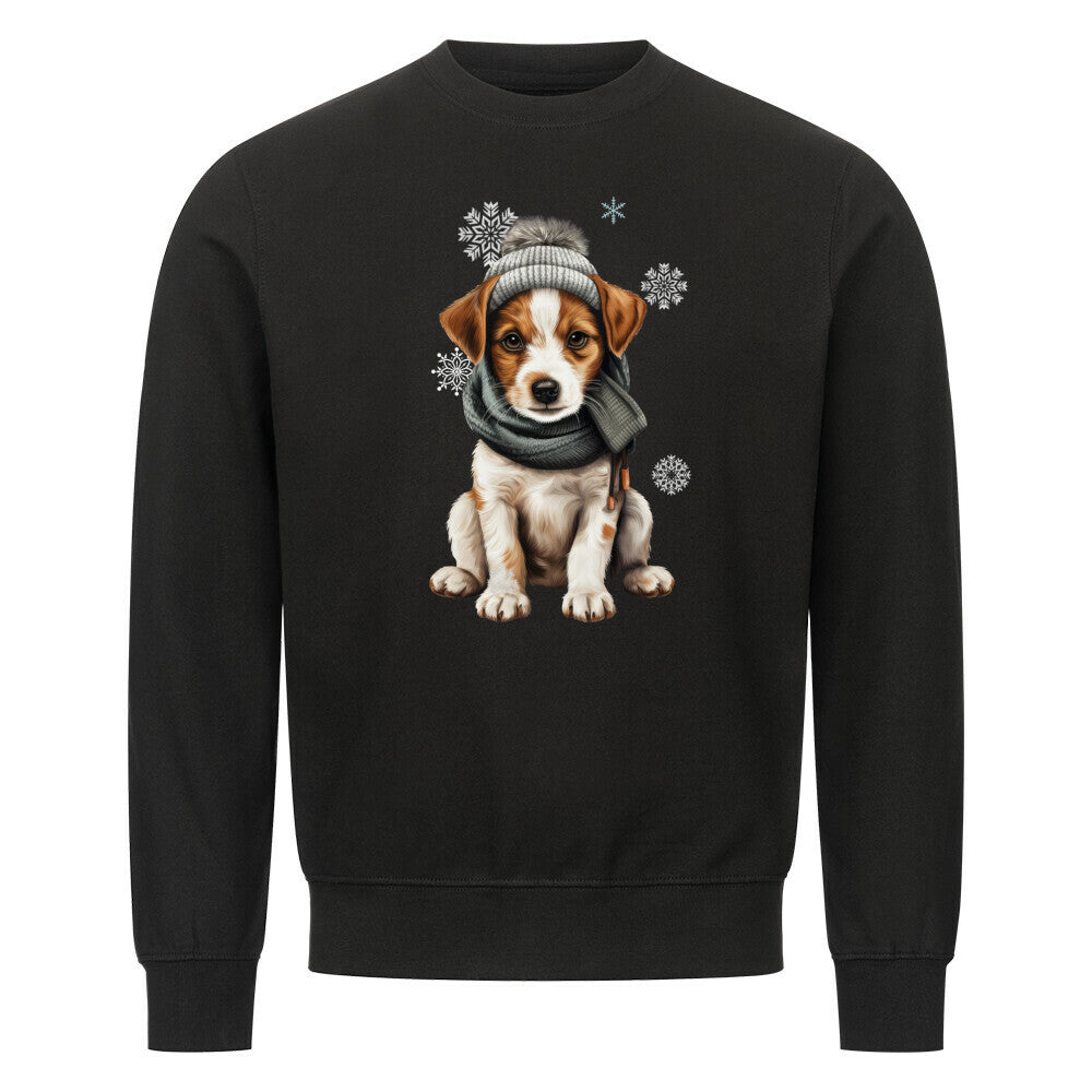 Premium Sweatshirt "Jack Russell Terrier - Frosty" Schwarz – hunde-shirt.de