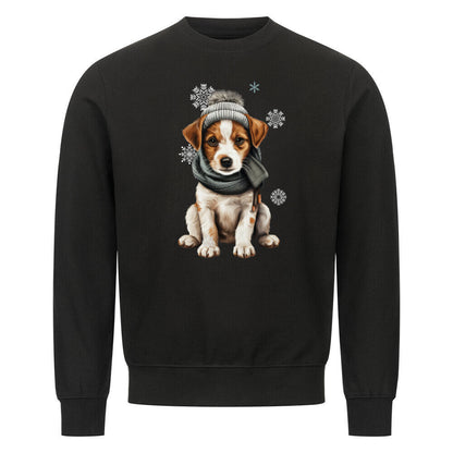 Premium Sweatshirt "Jack Russell Terrier - Frosty" Schwarz – hunde-shirt.de