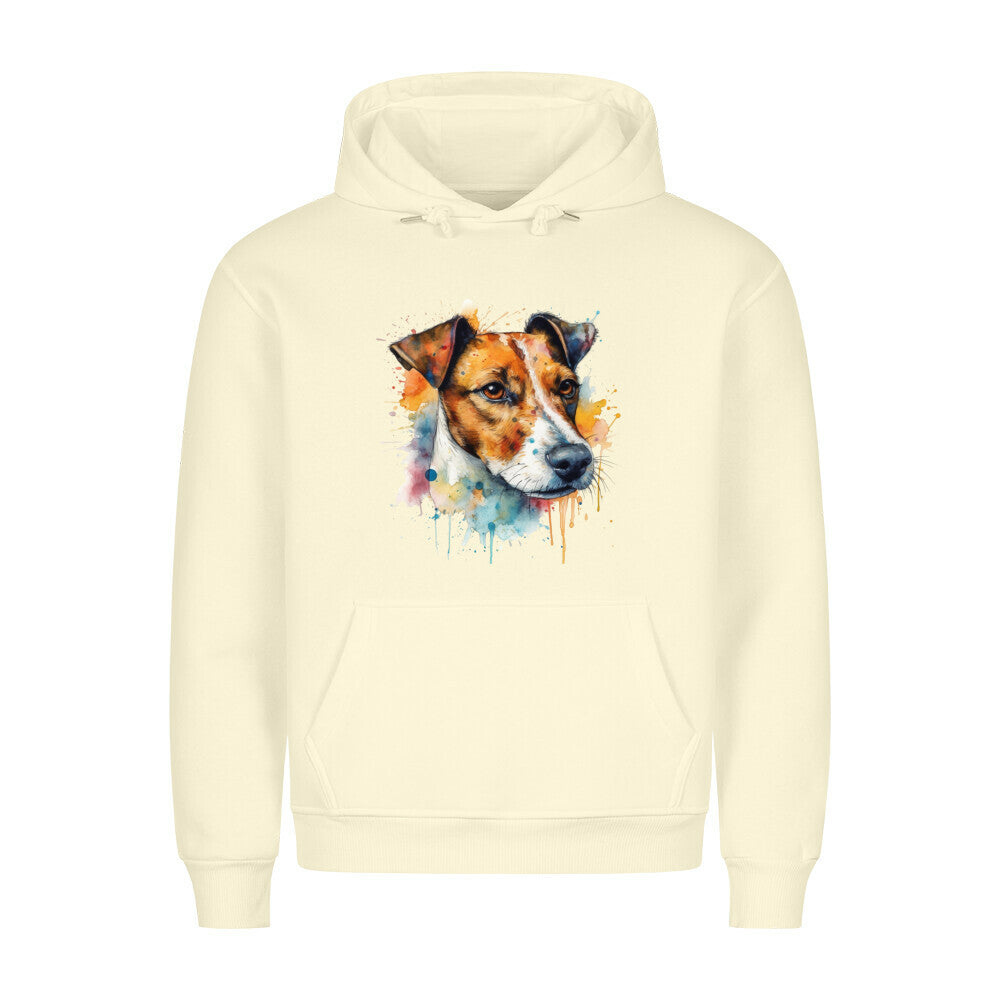 Premium Hoodie "Jack Russell Terrier - Splash" Beige – hunde-shirt.de