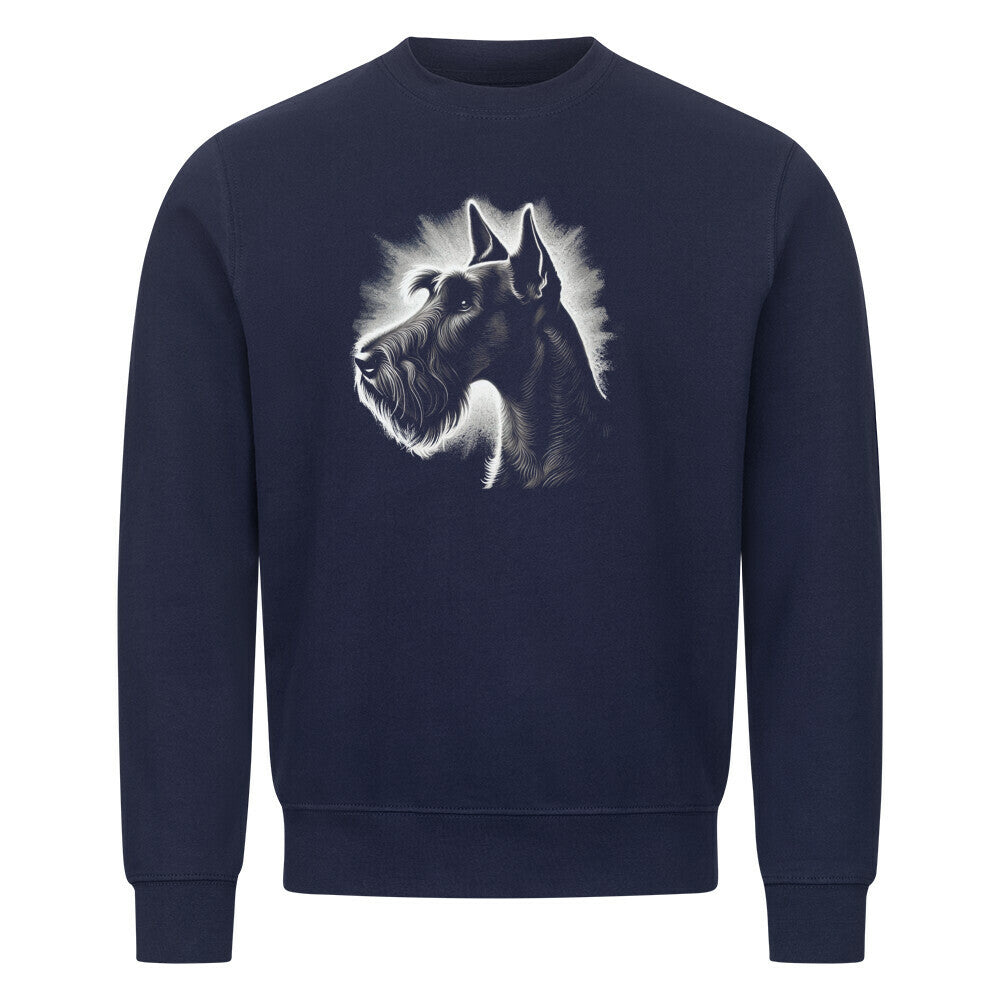 Premium Sweatshirt "Irish Terrier - Shine" Navy Blue – hunde-shirt.de