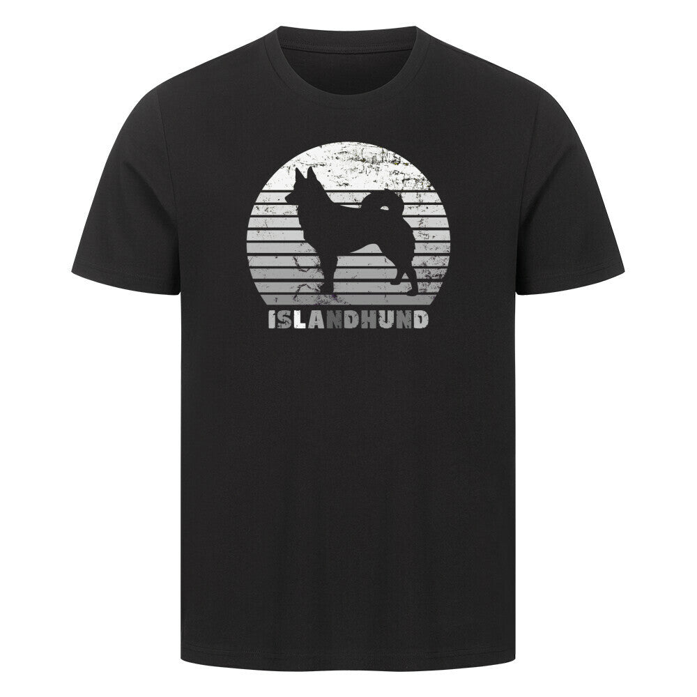 Premium T-Shirt "Icelandic Sheepdog - Islandhund" Schwarz – hunde-shirt.de