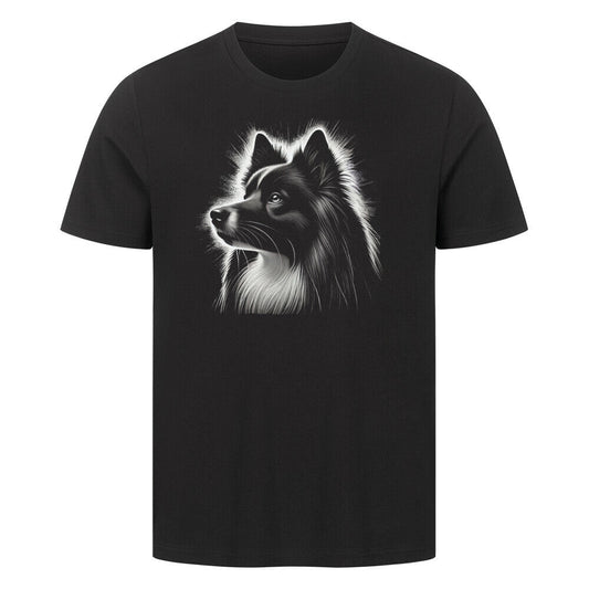 Premium T-Shirt "Icelandic Sheepdog - Shine" Schwarz – hunde-shirt.de