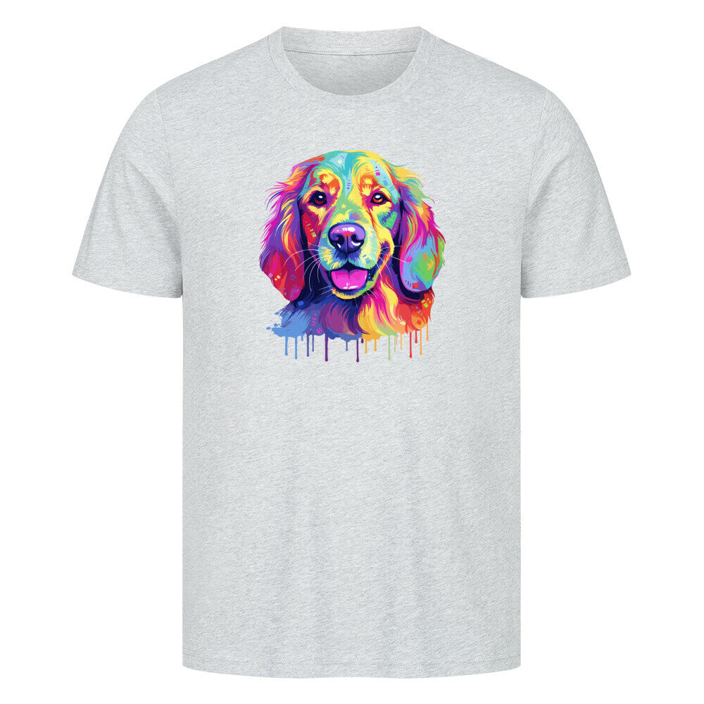 Premium T-Shirt "Hovawart - Paint" Heather Grey – hunde-shirt.de