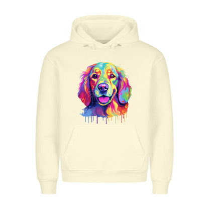 Premium Hoodie "Hovawart - Paint" Beige – hunde-shirt.de