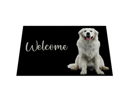 Fußmatte "Kuvasz - Welcome" – hunde-shirt.de