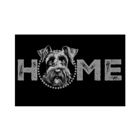 Fußmatte "Kerry Blue - HOME-Edition " Weiß – hunde-shirt.de