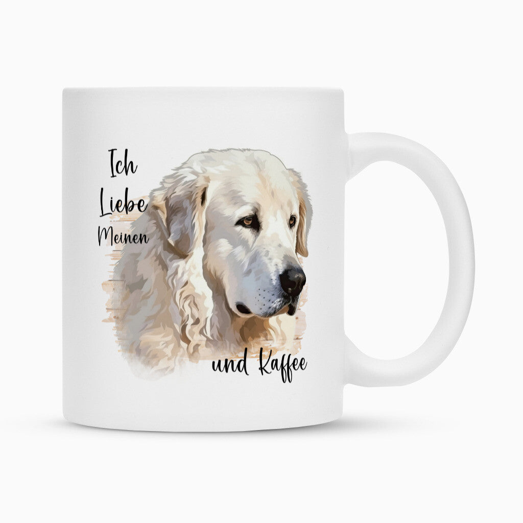 Tasse "Kuvasz - Ich liebe meinen..." Weiß – hunde-shirt.de