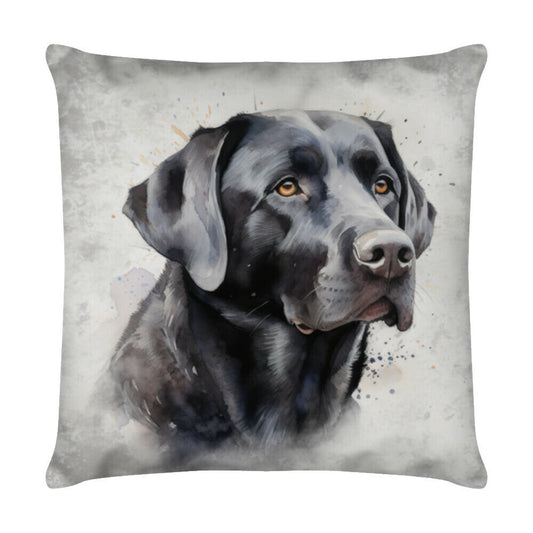 Kissen "Labrador - Blacky" Weiß – hunde-shirt.de