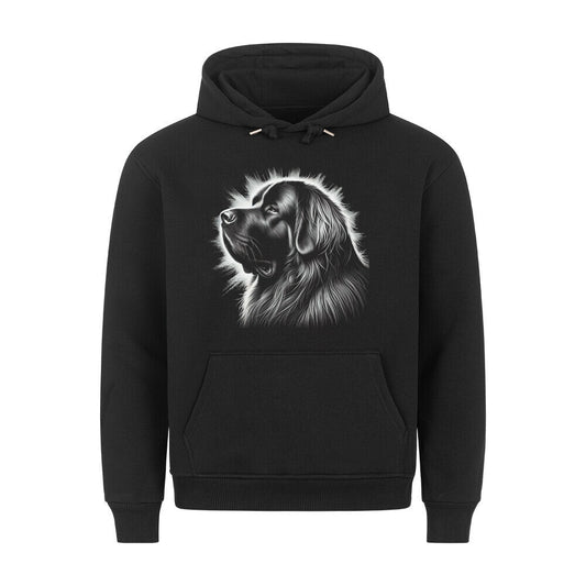 Premium Hoodie "Leonberger Shine" Schwarz – hunde-shirt.de