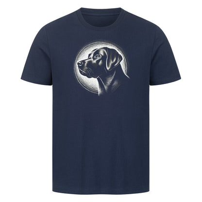 Premium T-Shirt "Labrador Shine" French Navy – hunde-shirt.de