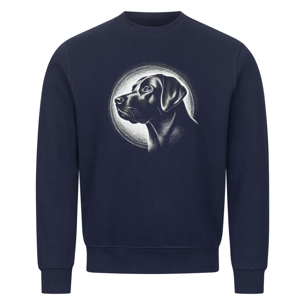 Premium Sweatshirt "Labrador - Shine" Navy Blue – hunde-shirt.de