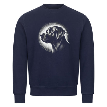 Premium Sweatshirt "Labrador - Shine" Navy Blue – hunde-shirt.de