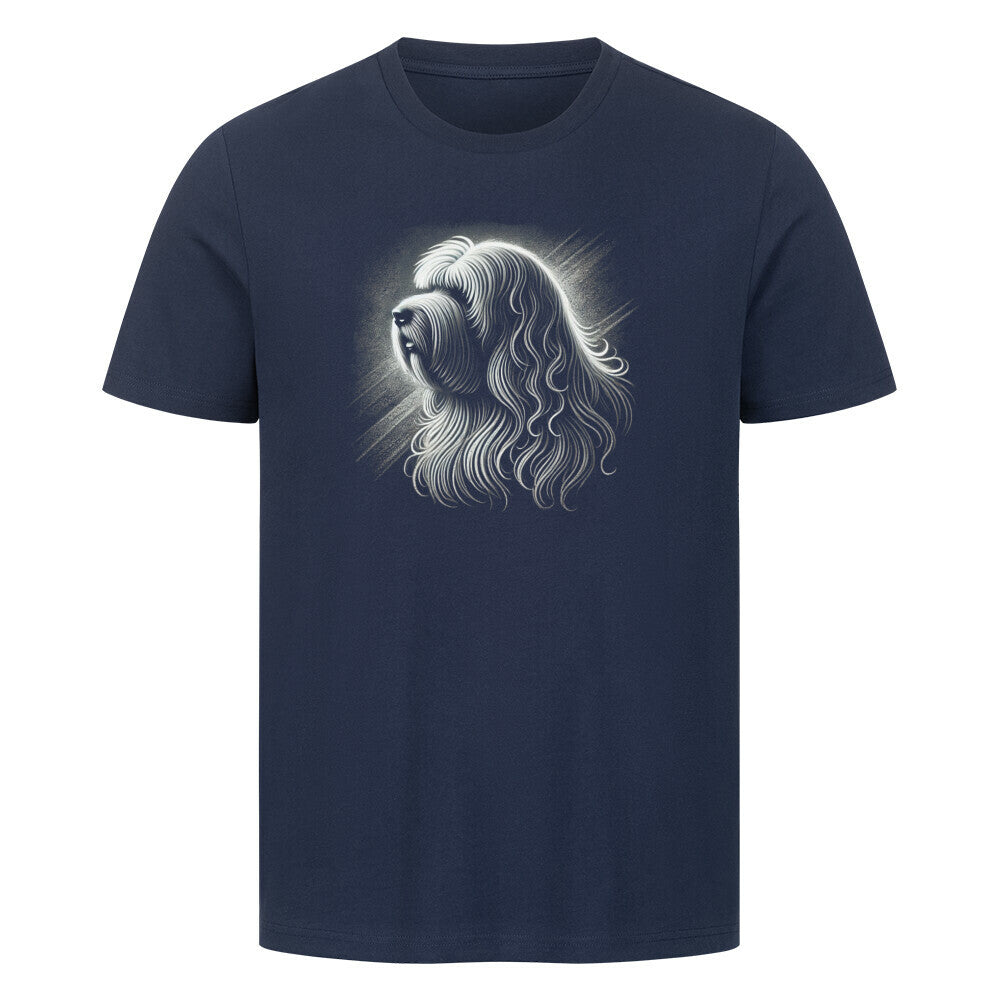 Premium T-Shirt "Komondor - Shine" French Navy – hunde-shirt.de