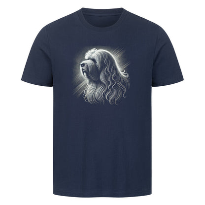 Premium T-Shirt "Komondor - Shine" French Navy – hunde-shirt.de