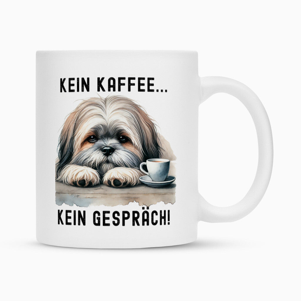 Tasse "Lhasa Apso - Kein Kaffee..." Weiß – hunde-shirt.de