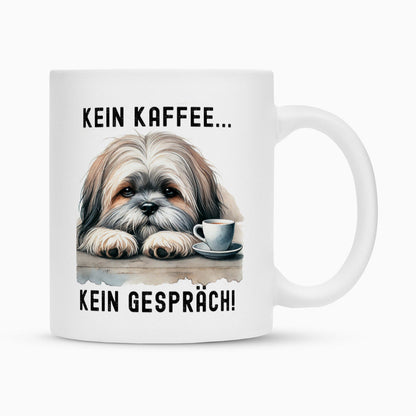 Tasse "Lhasa Apso - Kein Kaffee..." Weiß – hunde-shirt.de