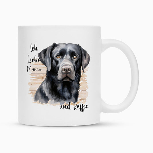 Tasse "Labrador - Ich liebe..." Weiß – hunde-shirt.de