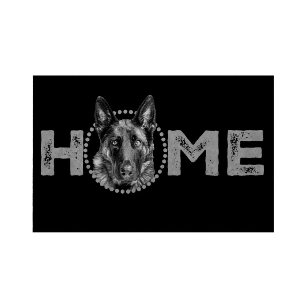 Fußmatte "Malinois - HOME-Edition" Weiß – hunde-shirt.de