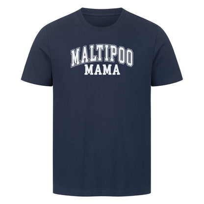 Premium T-Shirt "Maltipoo - Mama" French Navy – hunde-shirt.de