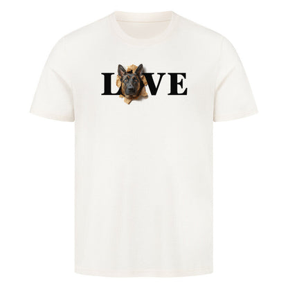 Premium T-Shirt "Malinois - LOVE" Natural Raw – hunde-shirt.de