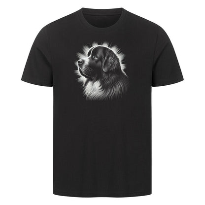 Premium T-Shirt "Landseer - Shine" Schwarz – hunde-shirt.de