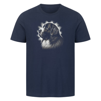 Premium T-Shirt "Landseer - Shine" French Navy – hunde-shirt.de