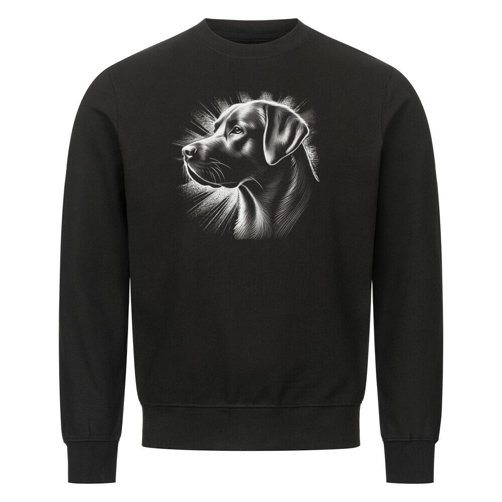 Premium Sweatshirt "Labrador - Shine" Schwarz – hunde-shirt.de