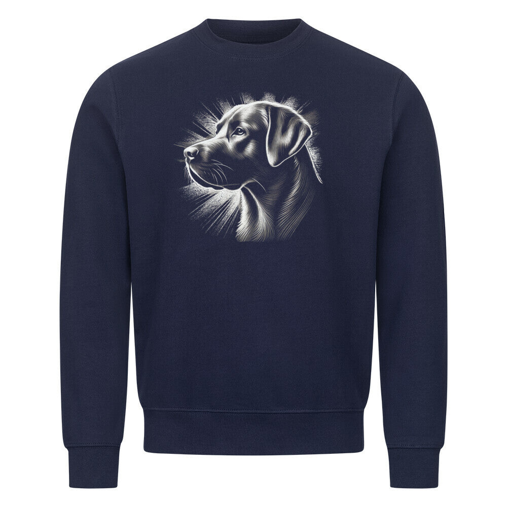 Premium Sweatshirt "Labrador - Shine" Navy Blue – hunde-shirt.de