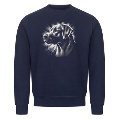 Premium Sweatshirt "Labrador - Shine" Navy Blue – hunde-shirt.de