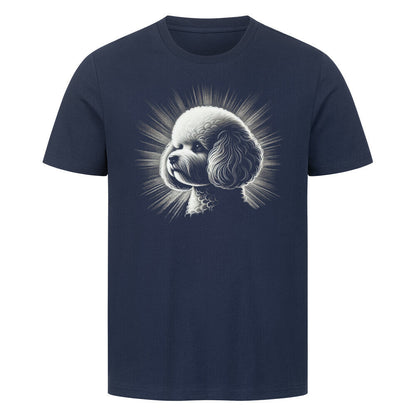 Premium T-Shirt "Bichon Frisé Shine" French Navy – hunde-shirt.de