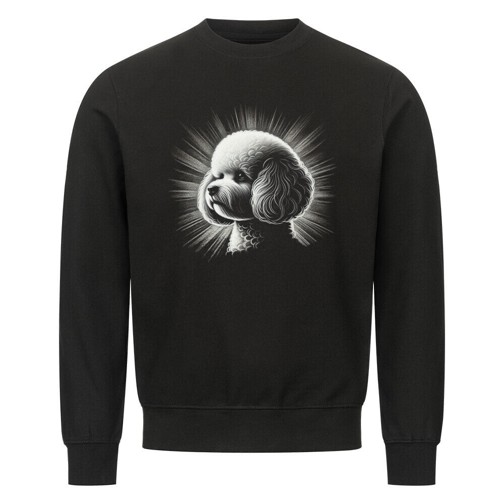 Premium Sweatshirt "Bichon Frisé - Shine" Schwarz – hunde-shirt.de