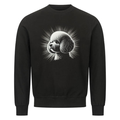 Premium Sweatshirt "Bichon Frisé - Shine" Schwarz – hunde-shirt.de