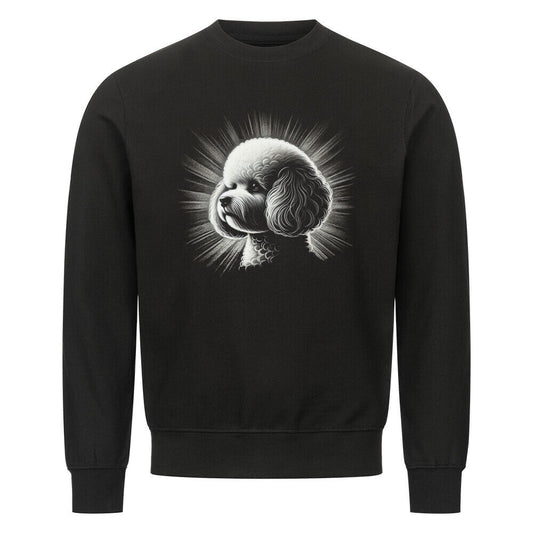 Premium Sweatshirt "Bichon Frisé - Shine" Schwarz – hunde-shirt.de