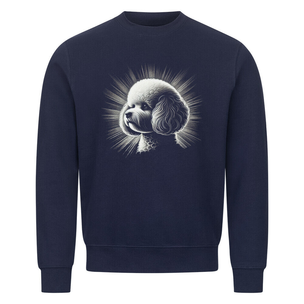 Premium Sweatshirt "Bichon Frisé - Shine" Navy Blue – hunde-shirt.de