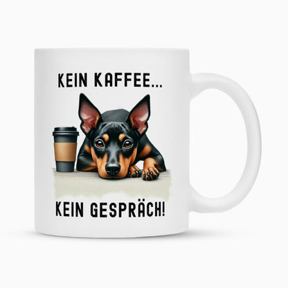 Tasse "Manchester Terrier - Kein Kaffee..." Weiß – hunde-shirt.de