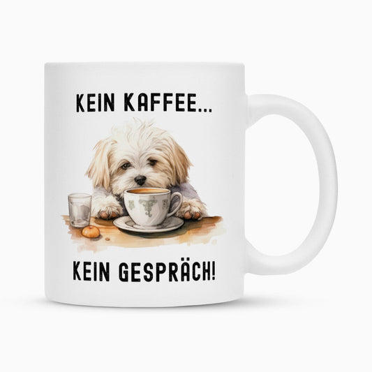 Tasse "Malteser "Malteser - Kein Kaffee..." Weiß – hunde-shirt.de