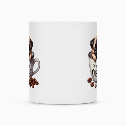 Tasse "Mops - I need Coffee" – hunde-shirt.de