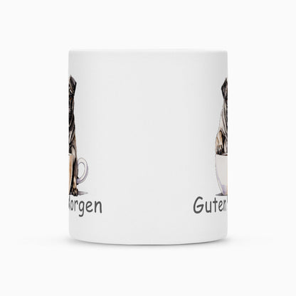 Tasse "Mops - Guten Morgen" – hunde-shirt.de