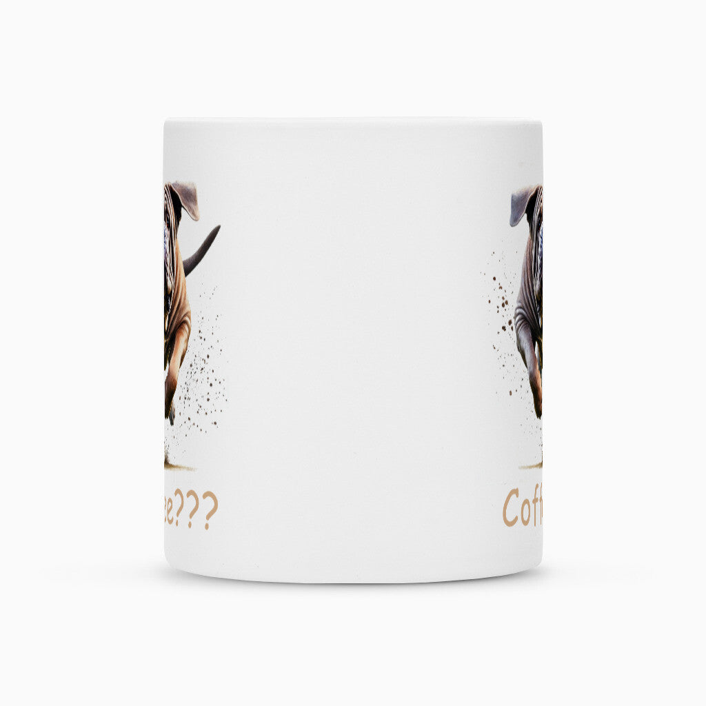 Tasse "Mastino - Coffee???" – hunde-shirt.de