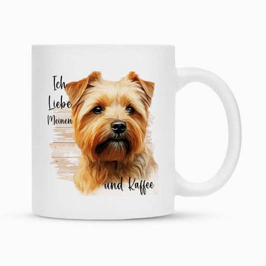 Tasse "Norfolk Terrier - Ich liebe..." Weiß – hunde-shirt.de