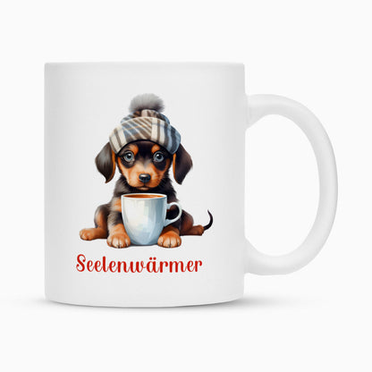 Tasse "Manchester Terrier - Seelenwärmer" Weiß – hunde-shirt.de